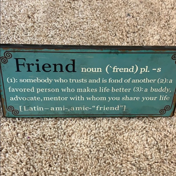 Friend sign - Picture 3 of 3